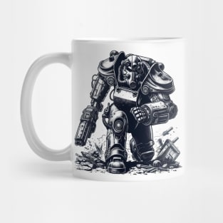 Brotherhood of steel in action Mug